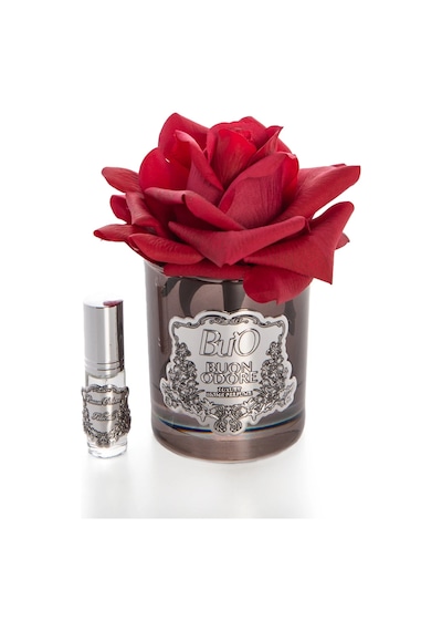 Füme Cam Silver Tek Gül Luxury Home Perfume Rose