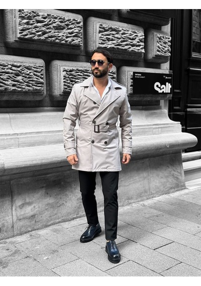 Alaska The Last Frontier Regular Fit Su Geçirmez Soğuğa Dayanıklı Trençkot Gri