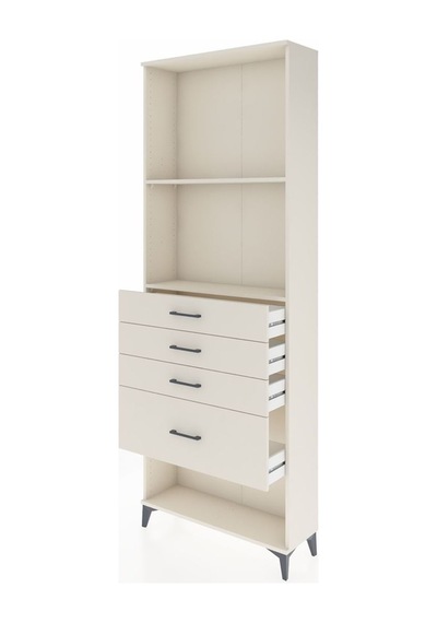 Arges Dolap 2 Raflı 4 Çekmeceli 88x30x243 Aytaşı-aytaşı Aytaşı