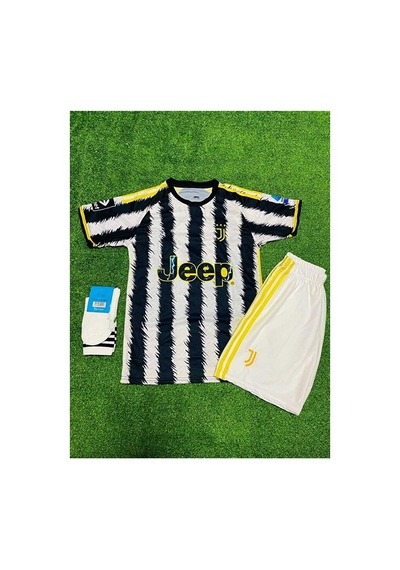 Juventus 2023-24 Sezon Kenan Yıldız Iç Saha Çocuk Forması 4'lü Se Çok Renkli