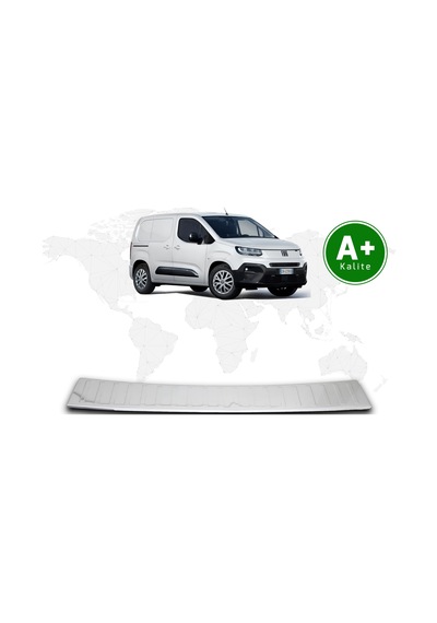 Fiat Doblo Panelvan Krom Arka Tampon Eşiği 2024 Model Ve Sonrası
