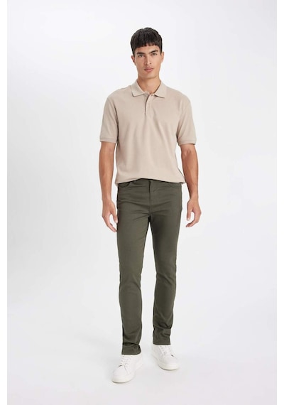 DeFacto Pantolon Slim Fit Dar Kesim Cepli Dar Paça C9436AX24AUKH444