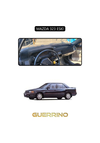 Mazda 323 Eskitorpido Koruma Halısı Siyah Kenar