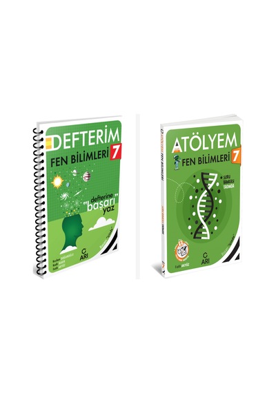 Arı 7. Sınıf Fen Bilimleri Akıllı Defter Ve Atölyem Serisi Set 2