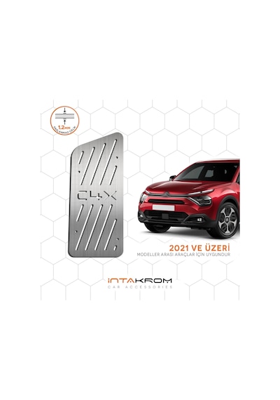 Citroen C4x Krom Ayak Dinlendirme Pedalı 2021 Ve Üzeri
