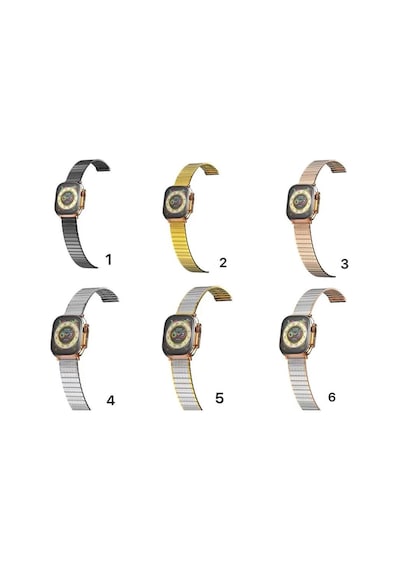 Apple Watch 38mm Made Metal Kordon Saat Değildir - Gümüş-gold