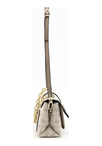 Silver Polo Sp1148 Kadın Çapraz Çanta Monogram Bej-kum