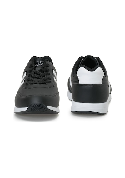 Kinetix Reeds Pu Siyah Erkek Sneaker 000000000102695184 SİYAH-BEYAZ