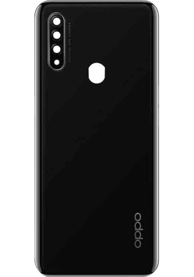 Oppo A31 Arka Kapak Batarya Pil Kapağı Siyah Siyah