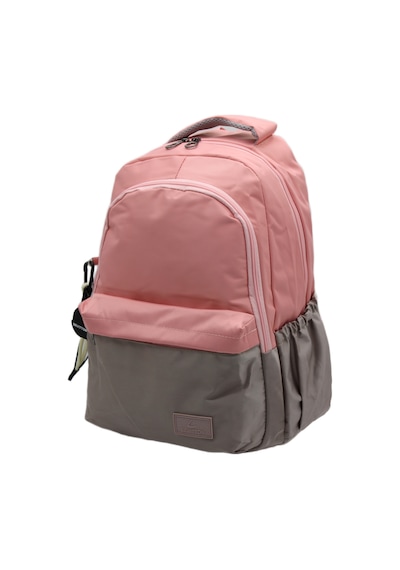 Pudra Vizon Unisex Okul Çantası Su Geçirmez Kumaş Unisex Okul Sırt Çantası 2200 Pembe