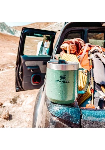 The Legendary Camp Mug Kapaklı Termos Bardak 0.35l 12oz - Hammertone Green