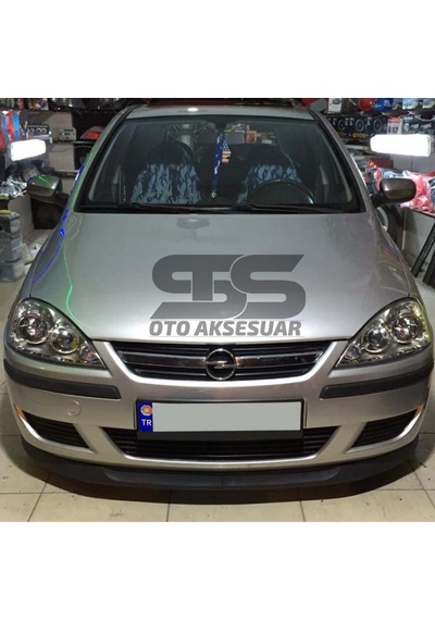 Sts Oto Aksesuar Opel Corsa C Lip Üniversal 2 Parça Astra H Tipi Esnek Tampon eki
