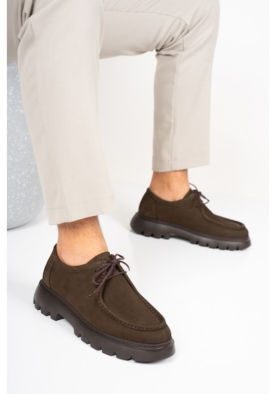 Fame Step Hakiki Deri Erkek Casual Ayakkabı Nubuk +4.5 Cm Boy Uzatan Kalın Taban Günlük Bağcıklı Comfort Vicenza Kahverengı Kahverengi Fame Step Hakiki Deri Erkek Casual Ayakkabı Nubuk +4.5 Cm Boy Uzatan Kalın Taban Günlük Bağcıklı Comfort Vicenza Kahverengı Kahverengi