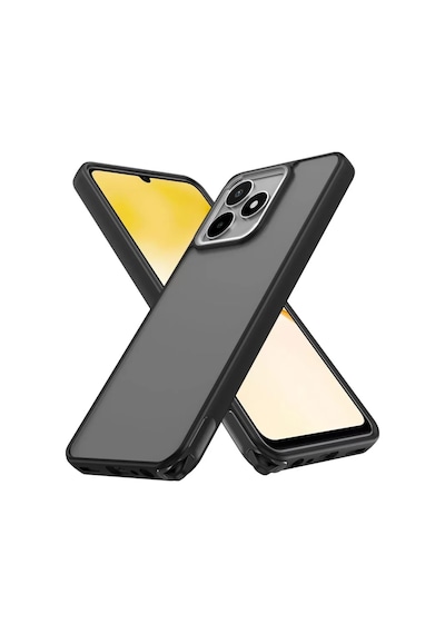 Newface Realme C53 Kılıf Elegant Kapak - Siyah Resimdeki