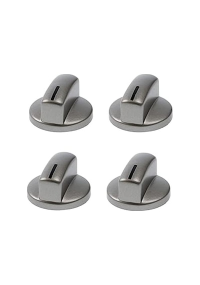 Bosch Ve Siemens İle Uyumlu Ocak Fırın Düğmesi, 4'lü Set, Gri