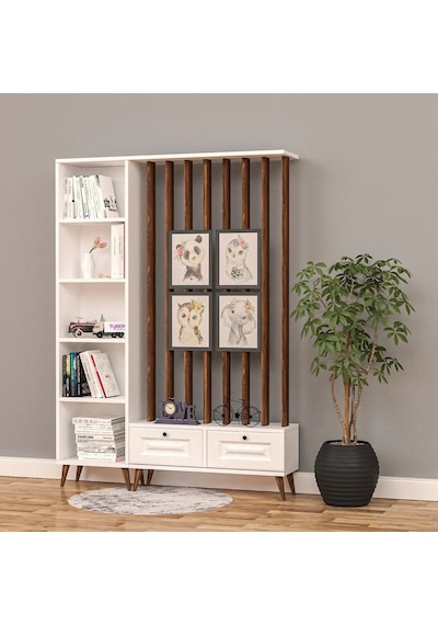 Wave Kitaplık Mdf Beyaz Wave Kitaplık Mdf Beyaz