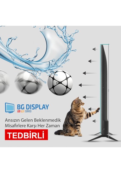 Bg Display 55 İnç 140 Ekran Tv Ekran Koruyucu