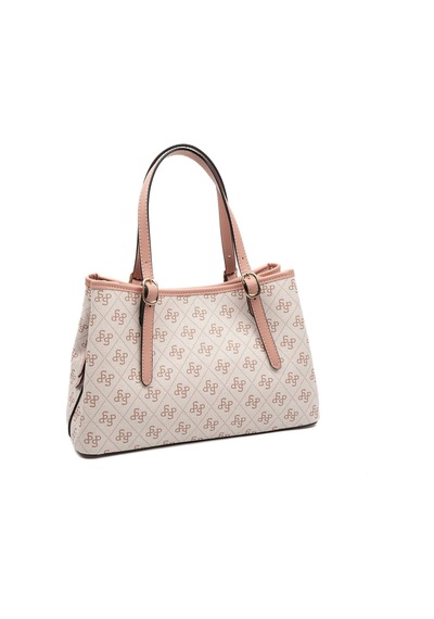 Silver Polo Sp1252 Kadın El Çantası Monogram Pembe-somon