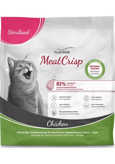 Platinum Meatcrisp Tavuklu Kısır Kedi Maması 400gr