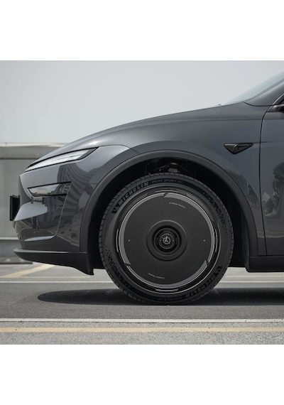Haloblk Halodısc 2 Cybertrack - Tesla Model Y - 21 İnç Aerodinamik Siyah Jant Kapağı - 4 Adet