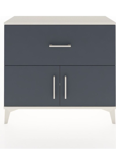 Arges Şifonyer Tek Raflı Tek Çekmeceli 2 Kapaklı 88x30x80 Aytaşı-antrasit Aytası Arges Şifonyer Tek Raflı Tek Çekmeceli 2 Kapaklı 88x30x80 Aytaşı-antrasit Aytası