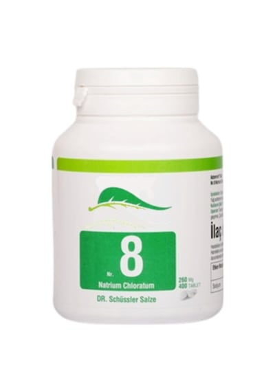 Schüssler Dr. Tuzları Nr 08 400 Tablet Natrium Chloratum