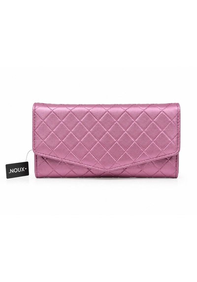 Noux Yatay Günlük Kadın Cüzdan Pembe