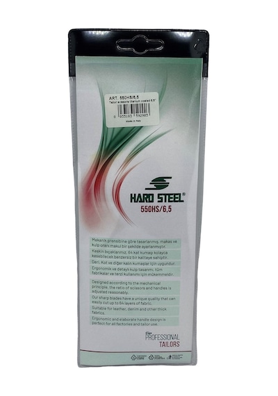 Titanyum Kaplama Plastik Saplı 6.5inç Makas / 550hs/6.5