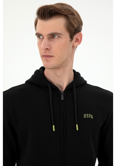 U.S. Polo Assn. Erkek Siyah Şardonlu Örme Hırka 50293146-VR046