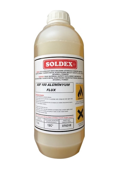 Soldex Asf-24 Alüminyum Flux Lehim Suyu - 1 Lt