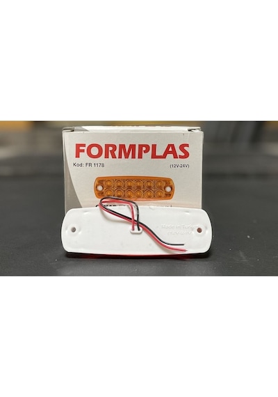 Ahmet Otomotiv Sarı Çakar Lamba 12ledli 12cm 12v-24v Uyumlu 2adet