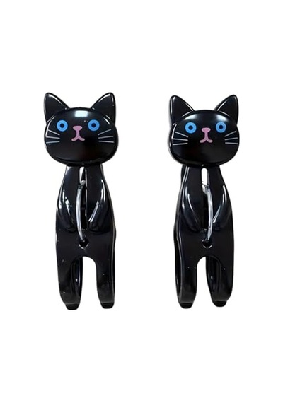 Plaj Havlusu Mandalı, Kedi Şekilli Güçlü Tutuşlu 2'li Set 40 x 19