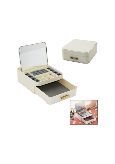 House By House Ur-3438 Çek-bırak Aynalı Takı Organizer 20x22 Cm Diğer