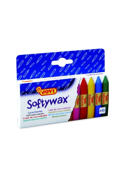 Softy Wax 10 Renk Yumuşak Pastel Boya No Color