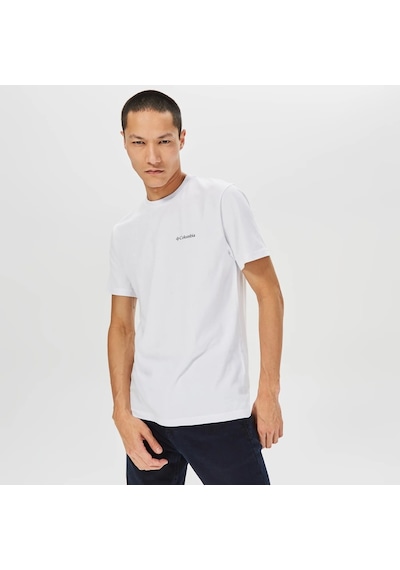 Columbia Cs0282 Csc M Basic Sm Logo Brushed Ss Tee Erkek T-Shirt 9110151100-12258 001