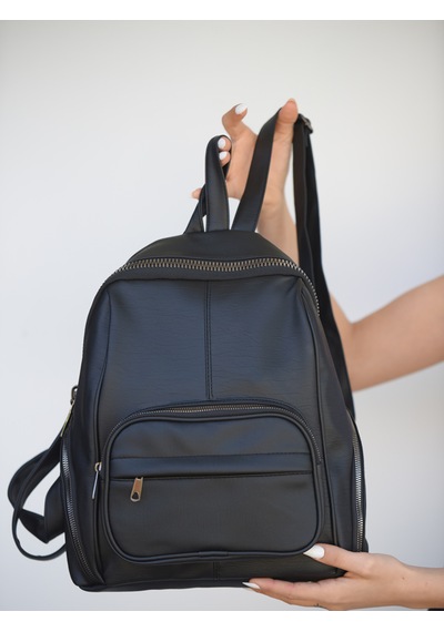 Jara Bag Frida Kadın Sırt Çantası Şık, Yumuşak Dokulu Ve 5 Bölmeli Siyah