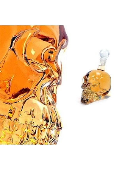 Askımo - Crystal Head Kuru Kafa Cam Şişe Muhtelif