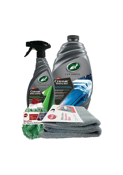 Turtle Wax Hibrid Seramik Yıkama & Boya Koruma 4 Lü Seti
