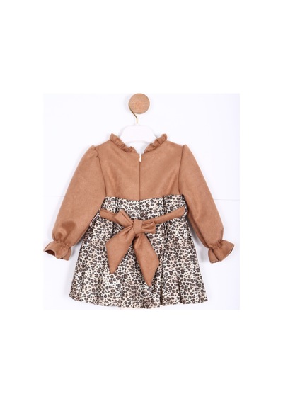 Xo Kids Kiz Çocuk Elbise 6-24 Ay 3131 Kahverengi
