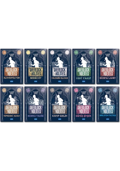 Sherlock Holmes Seti 10 Kitap Takım Tüm Eserler