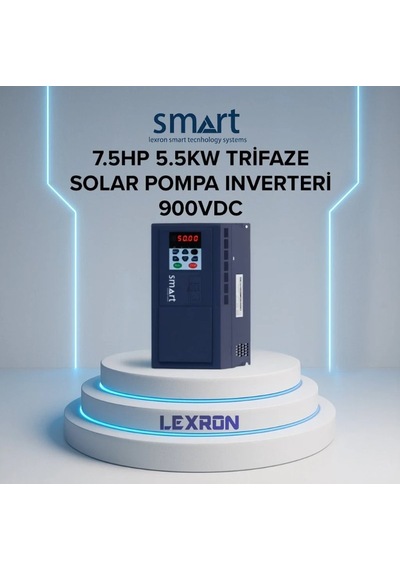 Smart - İnges 7.5 Hp 5.5 Kw Trifaze Solar Pompa İnverteri - 380 Volt Güneş Enerji Sistemi Sürücüsü