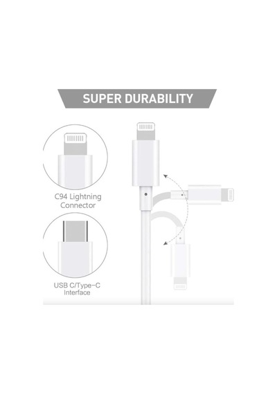 Lightning Hızlı Şarj Type C Şarj Kablosu Apple Uyumlu iPad  Type C Kablo