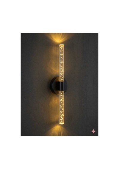 Bubbleflux Medium 40 Cm Modern Tasarım Led Aplik - Duvar Lambası - Siyah - Elektrikli - Rgb Kumandalı Çok Renkli