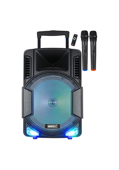 Midex MXR-1200 Taşınabilir Seyyar Mikrofonlu Akülü Ses Sistemi