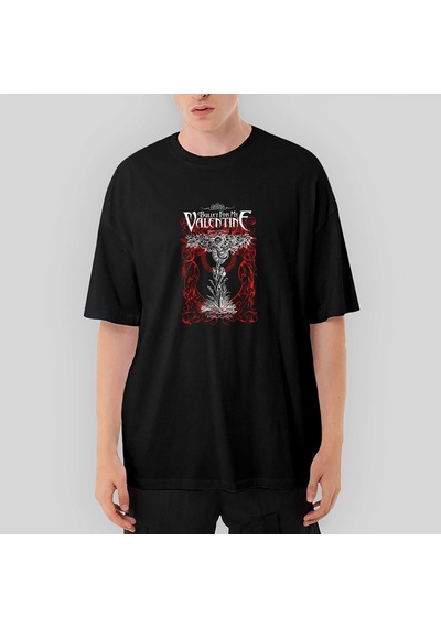 Bullet For My Valentine Classic Oversize Siyah Tişört Siyah