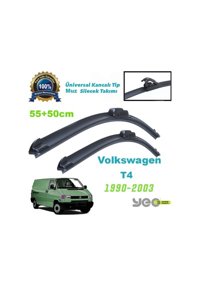 Yunus Emre Otomotiv Vw Transporter T4 Yeo Aeroflex Silecek Takımı