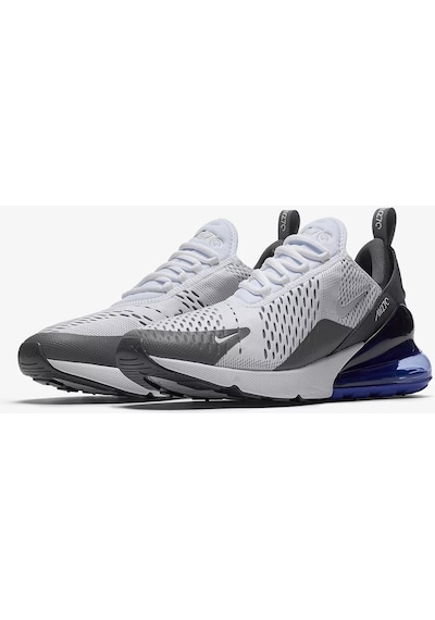 Nike Air Max 270 Ah8050-107 Gri Mor Erkek Sneaker Dar Kalıp Gri - Mor