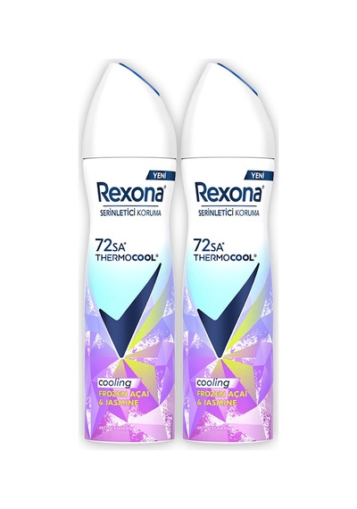 Rexona Thermocool Kadın Sprey Deodorant Frozen Açai & Jasmine 150 Ml X2