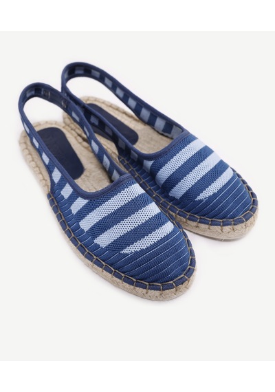 Yargıcı Arkası Açık Triko Espadril Lacivert