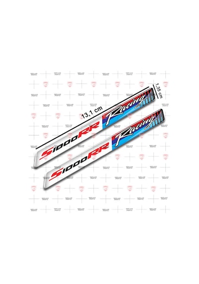 Bmw Motorrad Racing Beyaz S1000Rr 3D Sticker